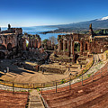 Greek Theatre, Ruins, Mount Etna