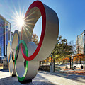 Georgia, Atlanta, Olympic Rigs At Centennial Olympic Park